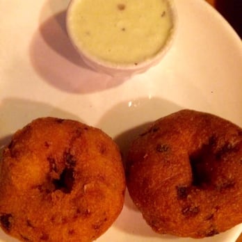 Kathir Food Experience - Vada w/ coconut chutney - vada is good - Indian Near Me - Edmonton, Alberta