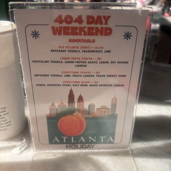 Holiday Bar - 404 Day Weekend 4-4-2026 - Coffee & Tea Near Me - Atlanta, Georgia