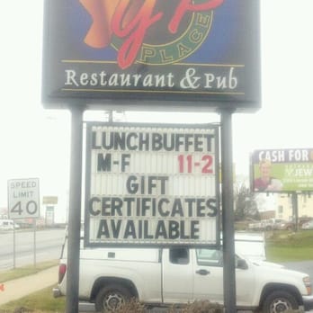 Your Place Restaurant & Sports Pub - sign for lunch buffet - Sports Bars Near Me - Lancaster, Pennsylvania