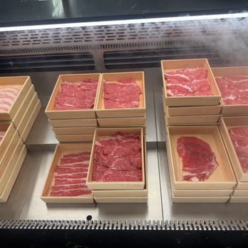 Wagyu Master Shabu House - Meat selection - Japanese Near Me - Pasadena, California