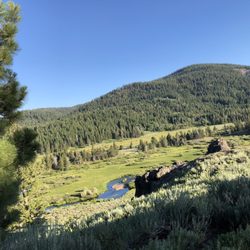 Jackson Meadows Reservoir - A view from Jackson Meadows Rd. east of the reservoir.