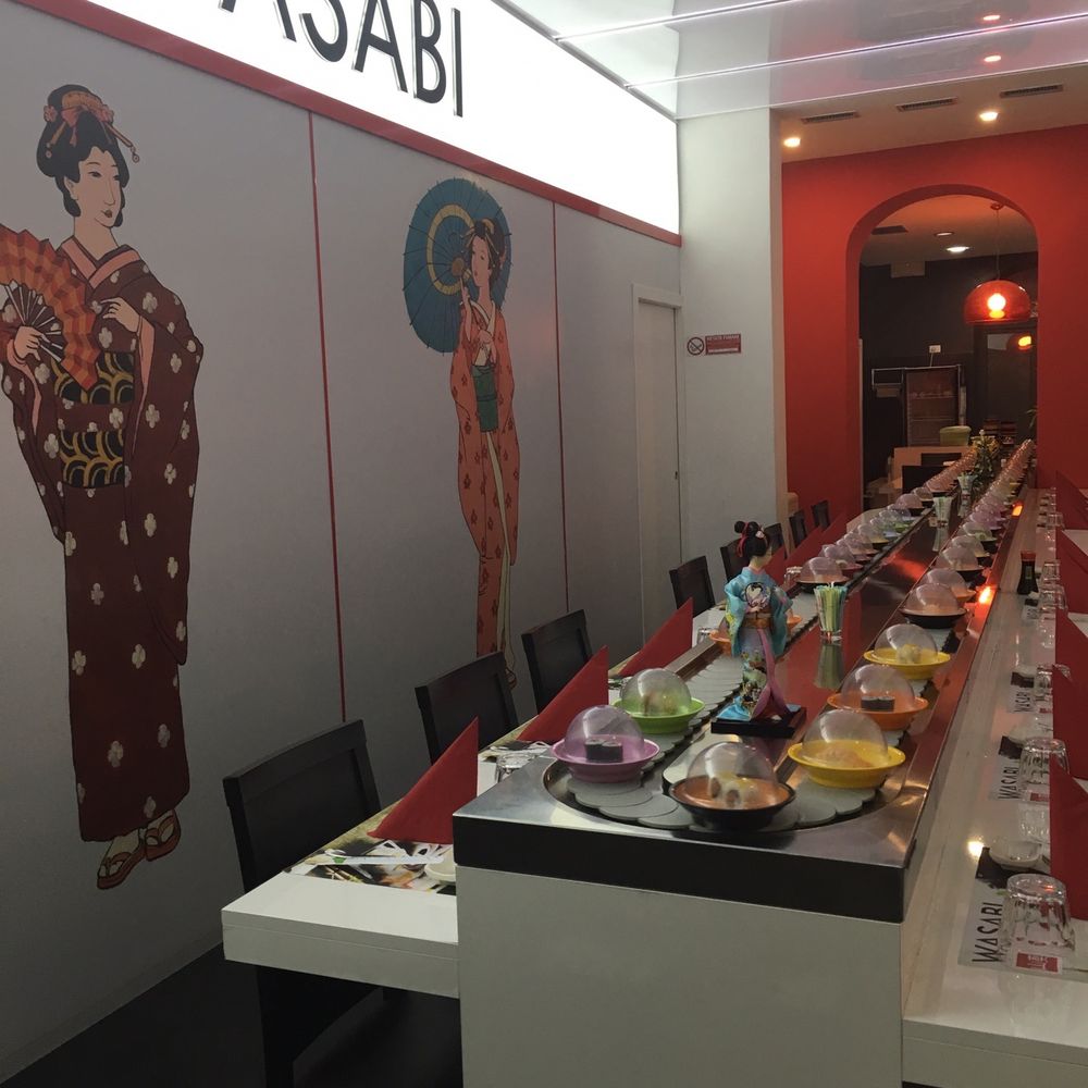 Wasabi Kaiten Sushi - Organized. Clean design. Lovely - Japanese Near Me - Florence, FI Wasabi Kaiten Sushi - Organized. Clean design. Lovely - Japanese Near Me - Florence, FI