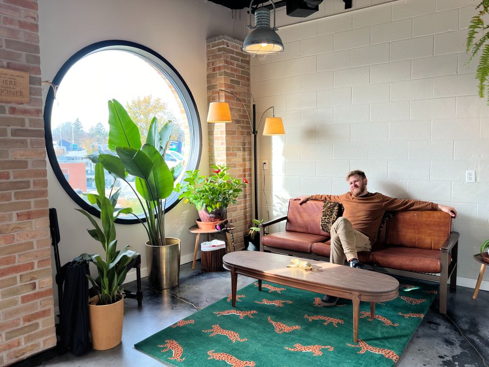 Brass Cat Tattoo Logo