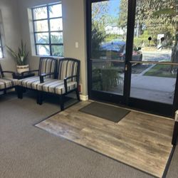 Village Creek Dental - Waiting room clean and cozy with little wait time.