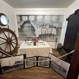 Remake of dining hall on the Palo Alto tanker in the 1930"s Remake of dining hall on the Palo Alto tanker in the 1930"s