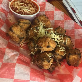 Cluckers - Cheese bites these were overcooked - Sports Bars Near Me - Corydon, Indiana