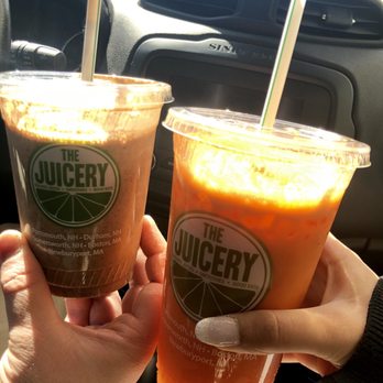 The Juicery - Carrot apple ginger juice and peanut butter banana chocolate smoothie - Juice Bars & Smoothies Near Me - Portsmouth, New Hampshire The Juicery - Carrot apple ginger juice and peanut butter banana chocolate smoothie - Juice Bars & Smoothies Near Me - Portsmouth, New Hampshire