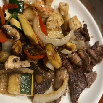 Shogun Restaurant - Rib Eye Steak with Calamari Steak Combo - Teppanyaki Near Me - Rancho Cucamonga, California Shogun Restaurant - Rib Eye Steak with Calamari Steak Combo - Teppanyaki Near Me - Rancho Cucamonga, California