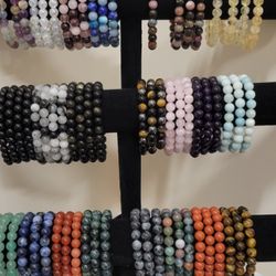 OM Crystal Healing And Body Pampering - Crystal Gemstone Bracelets and other crystals for sale.