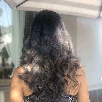 BellaBe Salon  - bleach and full color; grey charcoal hair - Hair Salons Near Me - Folsom, California