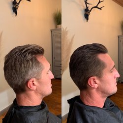 Scissor Sisters Salon - Men's Color Camo Service before and after