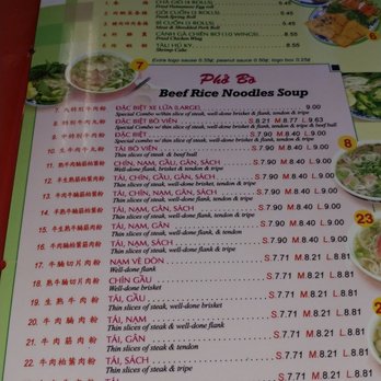 Pho Thanh An - Menu - Vietnamese Near Me - Gilroy, California