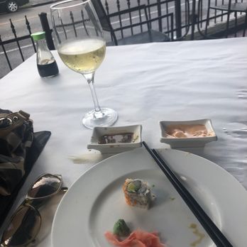 Sake Cafe - California roll & a Chardonnay. - Japanese Near Me - New Orleans, Louisiana Sake Cafe - California roll & a Chardonnay. - Japanese Near Me - New Orleans, Louisiana