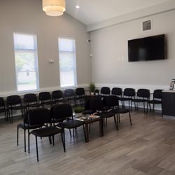 Comprehensive Pain Management - The waiting room in the new Warwick office