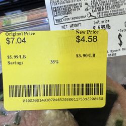 The label on the turkey burgers for sale