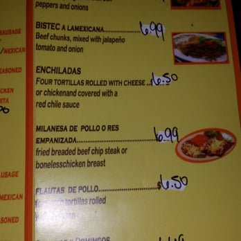 Taco Rico - the menu of a mexican restaurant - Mexican Near Me - Arlington, Texas Taco Rico - the menu of a mexican restaurant - Mexican Near Me - Arlington, Texas