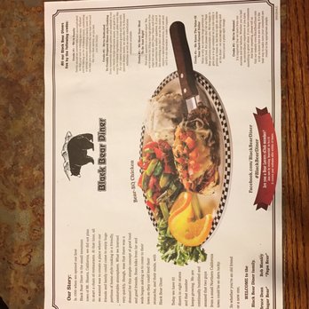Black Bear Diner Oakley - Placemat - Diners Near Me - Oakley, California