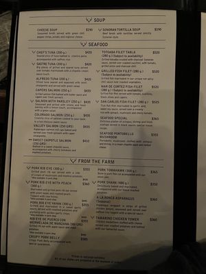 Menu photo 3 Mochomos Hermosillo, SON