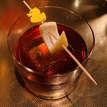 Apothecary - Pekin Tom without the wood plate - Cocktail Bars Near Me - Dallas, Texas