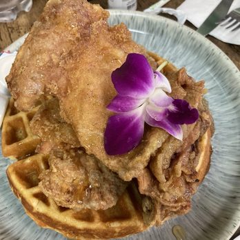 Guieb Cafe - Golden Fried Chicken and Waffles - New American Near Me - Honolulu, Hawaii