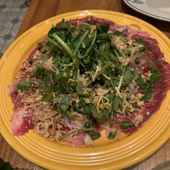 La Dong - beef carpaccio - Vietnamese Near Me - New York, New York La Dong - beef carpaccio - Vietnamese Near Me - New York, New York