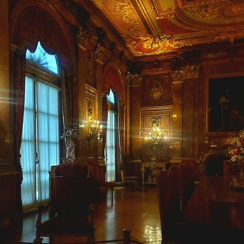 Marble House - Dining room. Gilded Age on HBO was filmed here - 9/21/2026 - Landmarks & Historical Buildings Near Me - Newport, Rhode Island Marble House - Dining room. Gilded Age on HBO was filmed here - 9/21/2026 - Landmarks & Historical Buildings Near Me - Newport, Rhode Island