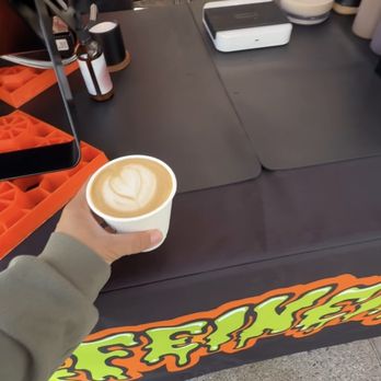 Caffeineicide - Hot Vanilla oat latte - Pop-up Shops Near Me - Los Angeles, California