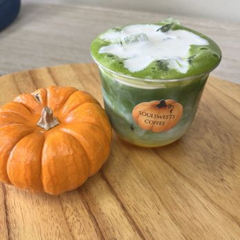 Soulsweets Coffee - Mango Matcha - Coffee & Tea Near Me - Glendale, California Soulsweets Coffee - Mango Matcha - Coffee & Tea Near Me - Glendale, California