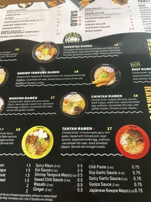 Menu photo 2 Kinya Ramen Durham, NC