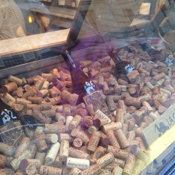 La Crèmerie - Cork display in the window - Wine Bars Near Me - Paris, 75 La Crèmerie - Cork display in the window - Wine Bars Near Me - Paris, 75