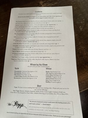 Menu photo 5 The Repp Snohomish, WA