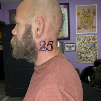 Love-N-Hate Tattoo Studio - Favorite number by Estevan - Tattoo Near Me - Lewisville, Texas Love-N-Hate Tattoo Studio - Favorite number by Estevan - Tattoo Near Me - Lewisville, Texas