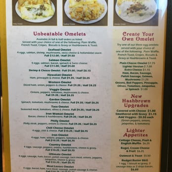 Waffles Caffe - Menu - Breakfast & Brunch Near Me - Yakima, Washington