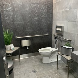 Best looking bathrooms I've ever seen at a gas station!!
