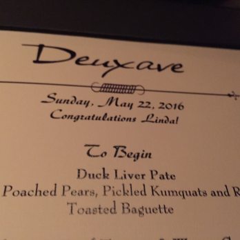 Deuxave - Graduation Dinner: 4-Course $100pp Tasting Menu - New American Near Me - Boston, Massachusetts
