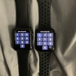 "Techy" - Left series 1 / right Nike series 4