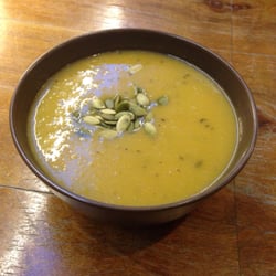 Klubokawiarnia La Granda - pumpkin soup. 4 złoty or $1.03