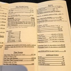 Lemongrass Vietnamese & Thai Cuisine - Menu - 06/07/2025