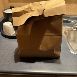 John's Chicken House - My take out order in the bag.