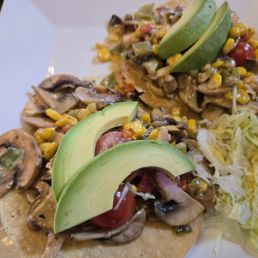Vegetarian tostadas Vegetarian tostadas