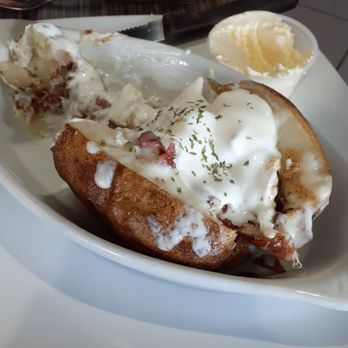 Good Coffee Mexican Kitchen - Loaded baked potato - Mexican Near Me - El Paso, Texas