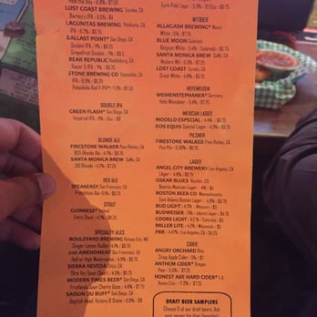 Barney's Beanery - The beer menu page 2 - Breakfast & Brunch Near Me - Santa Monica, California Barney's Beanery - The beer menu page 2 - Breakfast & Brunch Near Me - Santa Monica, California