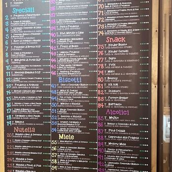 Mr. 100 Tiramisù - The menu - Desserts Near Me - Rome, RM