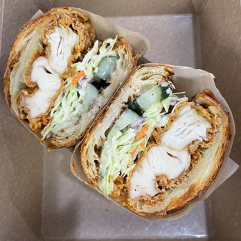 Furai Chicken - FURAI CROISSANT SANDWICH!!! - Korean Near Me - Irvine, California Furai Chicken - FURAI CROISSANT SANDWICH!!! - Korean Near Me - Irvine, California