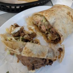 Al pastor burrito Al pastor burrito