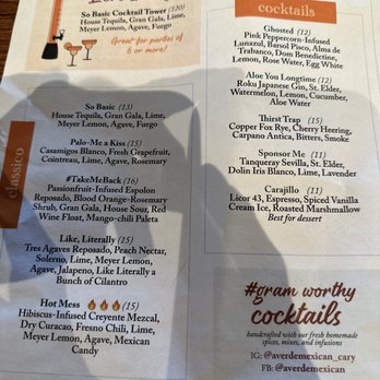 A'Verde Cocina and Tequila Library - New Mexican Cuisine Near Me - Cary, North Carolina