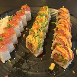 Sushi Hook - (left to right) Cherry Blossom, Lambada, Inferno