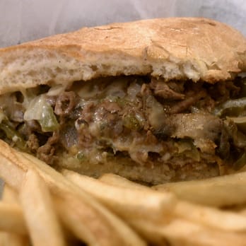The Plex - Philly Cheese Steak ($7.80) - shredded beef, mushrooms, green peppers, onion, and jalapeno topped with melted cheese - Venues & Event Spaces Near Me - San Jose, California The Plex - Philly Cheese Steak ($7.80) - shredded beef, mushrooms, green peppers, onion, and jalapeno topped with melted cheese - Venues & Event Spaces Near Me - San Jose, California