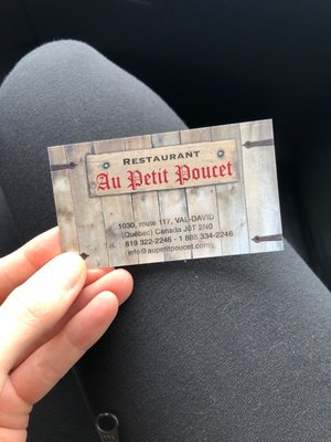 Restaurant au petit Poucet by null