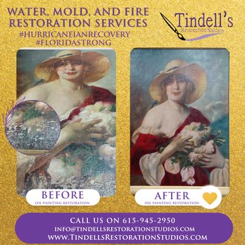 Tindell's Restoration Studios - Before & After - Art Restoration Near Me - Winter Haven, Florida Tindell's Restoration Studios - Before & After - Art Restoration Near Me - Winter Haven, Florida